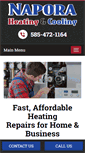 Mobile Screenshot of naporaheating.com